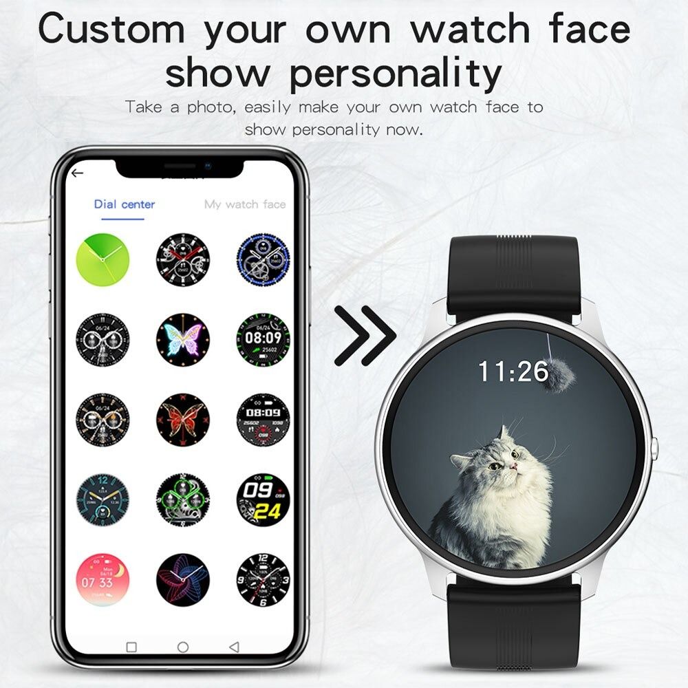KAIMORUI 2023 New Smart Watch Women IP68 Heart Rate Monitoring