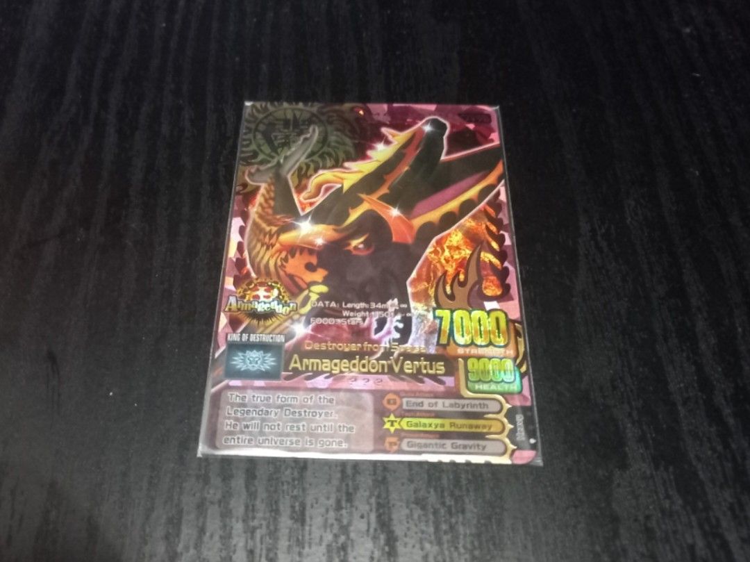 Kartu animal kaiser armageddon vertus evo 7 ultra rare original on