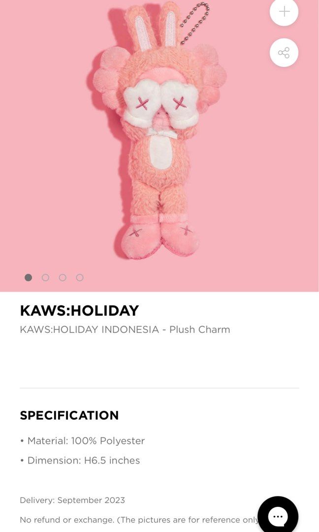 KAWS HOLIDAY INDONESIA - Plush Charm, Hobbies & Toys, Toys & Games