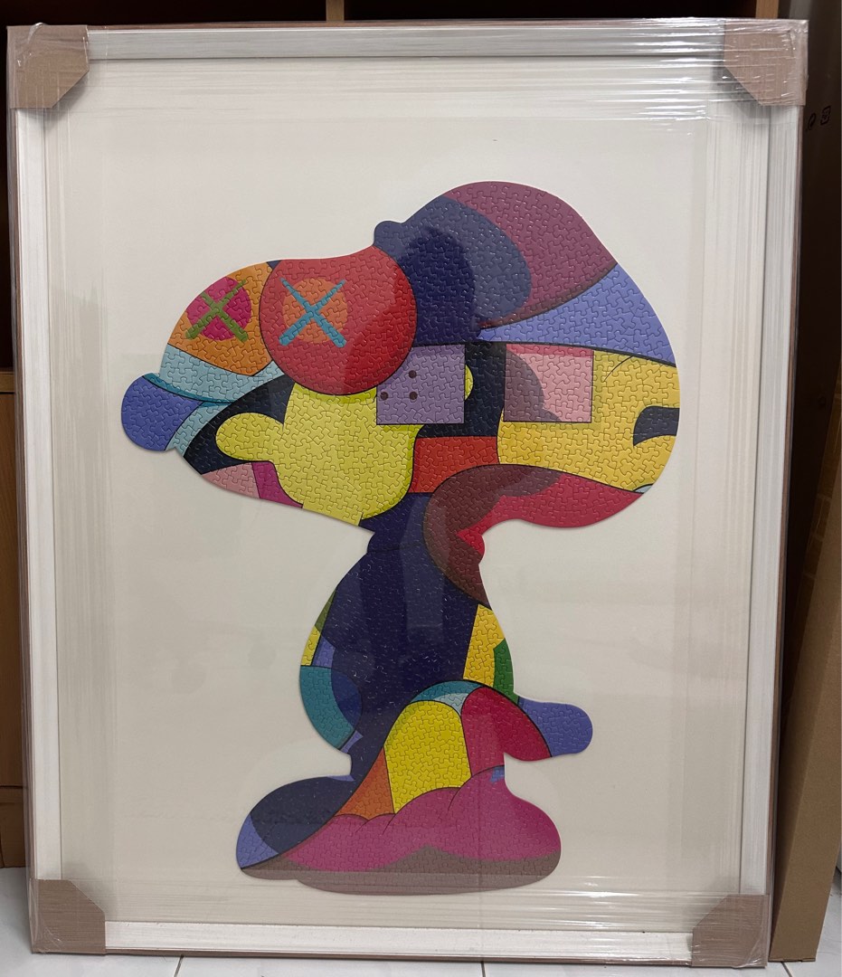 KAWS No One's Home Jigsaw Puzzle (1,000 Pieces) with frame, Hobbies