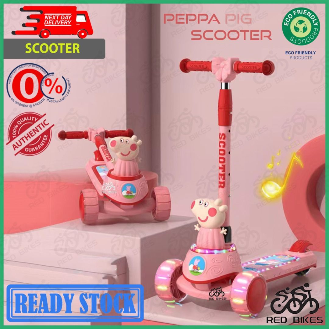 Peppa pig scooter electric top