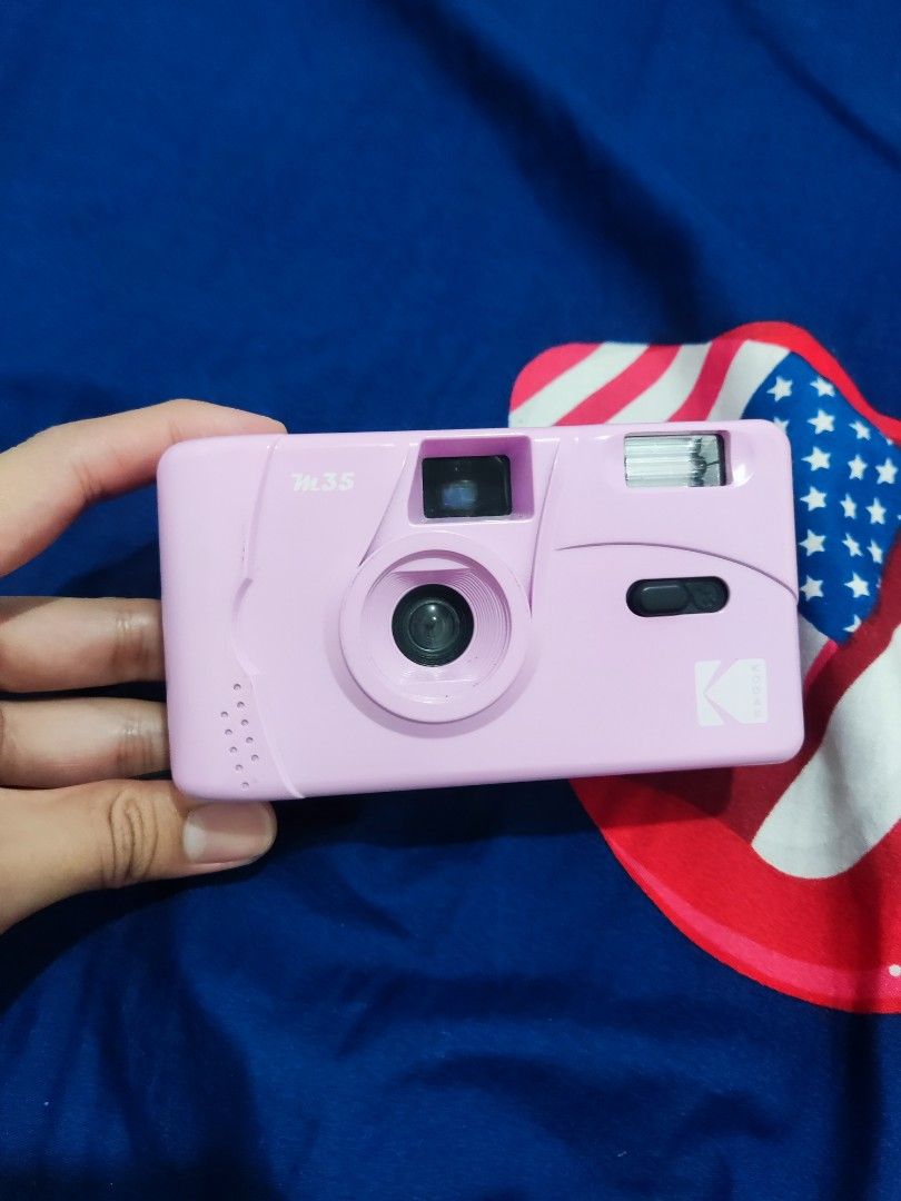 pink kodak camera film