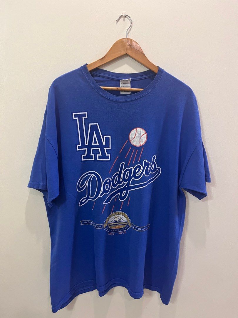 Majestic, Shirts, La Dodgers T Shirt Smallmedium Fit Jimmy Rollins