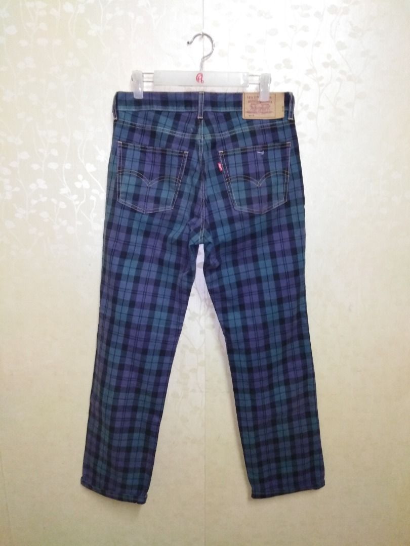 Levis best sale checkered jeans