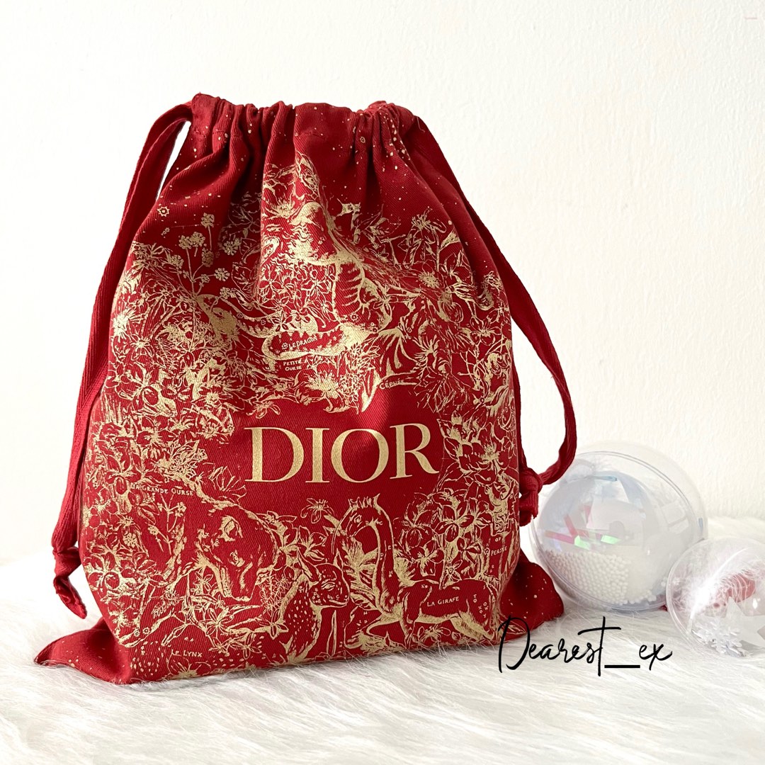 Limited Edition CD DIOR Atelier Lunar Drawstring Pouch Travel