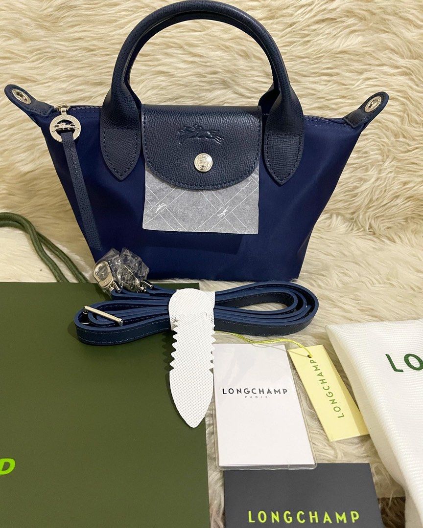 Longchamp neo two way xs/mini original (Category: Luxury Bags & Wallets) located in Cabuyao City. Submitted by baglover1111 (Listing ID 1249714356, Image 2). Description: Brand new complete inclusions.