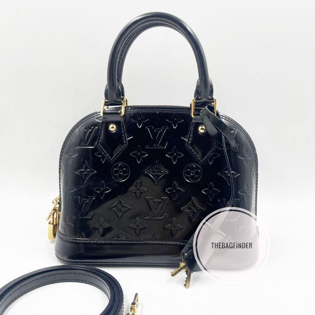AUTHENTIC LV Alma BB Black Vernis, Luxury, Bags & Wallets on Carousell