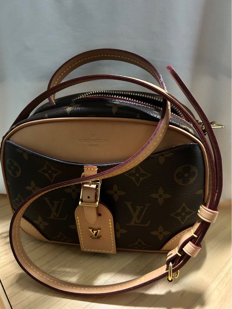 Louis Vuitton LV Deauville mini new Brown Leather ref.220688 - Joli Closet