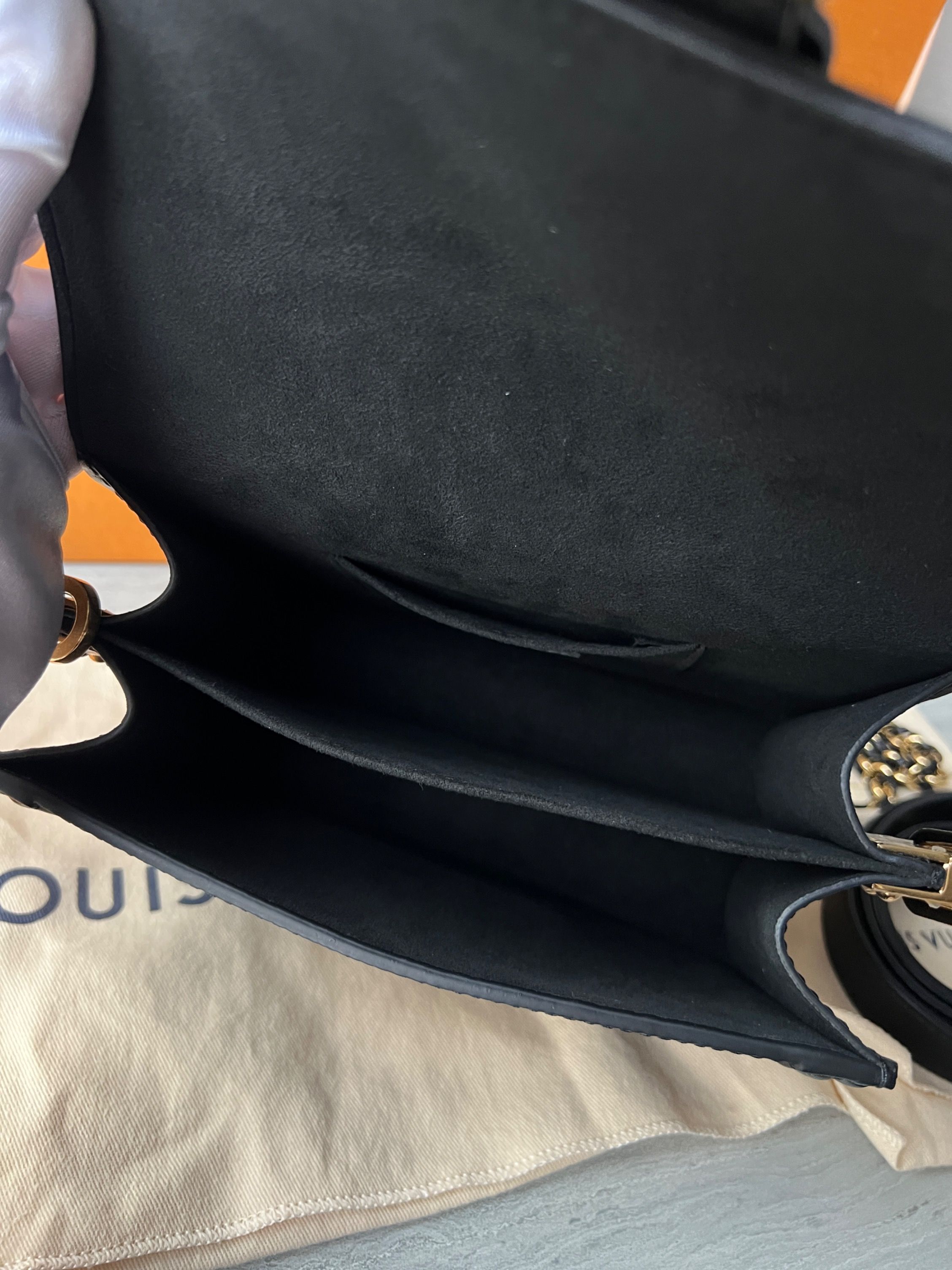 Louis Vuitton Mini Dauphine Epi Leather - Black