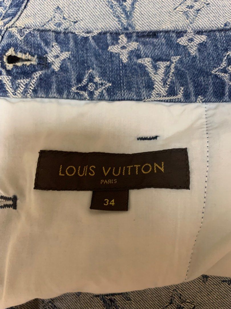 Louis Vuitton x Supreme Jacquard Denim Overalls, 名牌, 服裝- Carousell