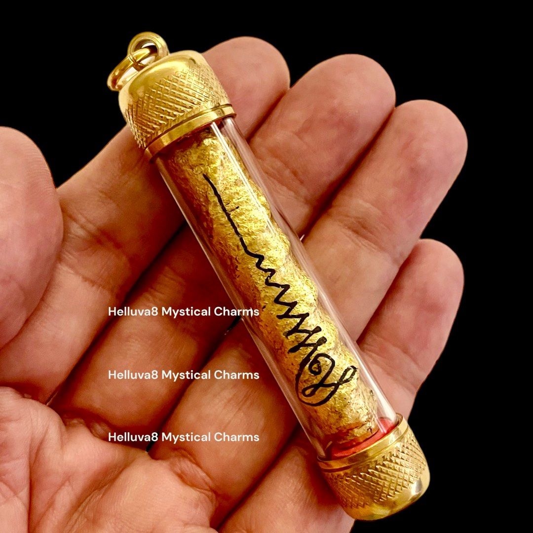 Takrut Jan Pen Full Moon Phayak Taksila Edition - Authentic Amulet by Wat Phu Khao Thong main image 0