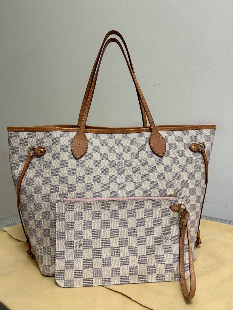 LOUIS VUITTON NEVERFULL MM Damier Ebene Tote bag No.1350