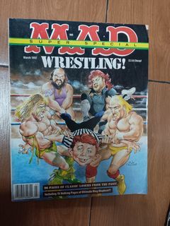 Mad Magazine March 1992 Super Special Wrestling Issue