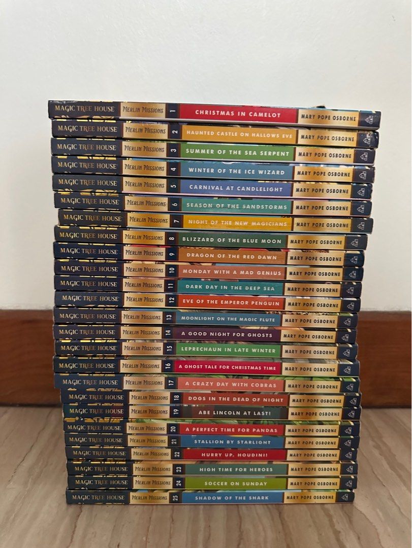 Magic Tree House - Merlin Missions full set (25books), Hobbies &amp; Toys ...