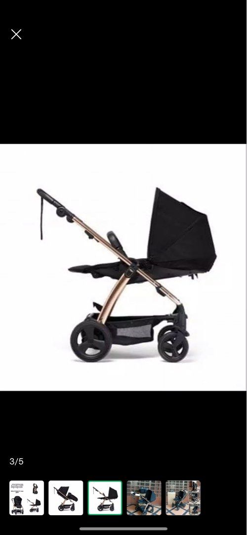 Mamas and papas sola 2 black rose gold best sale