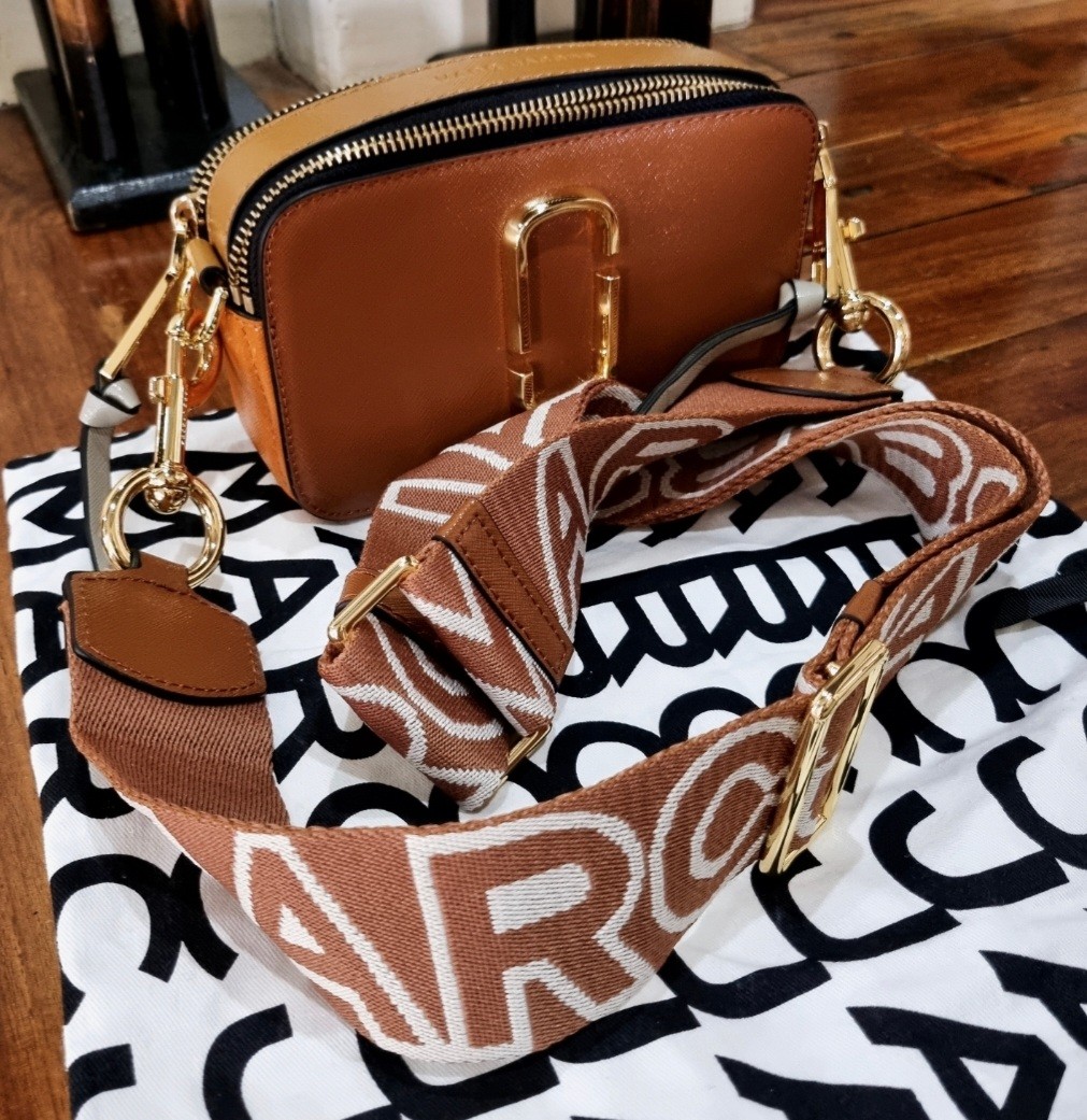 Marc Jacobs Snapshot Bag in Sunkissed, Luxury, Bags & Wallets on Carousell