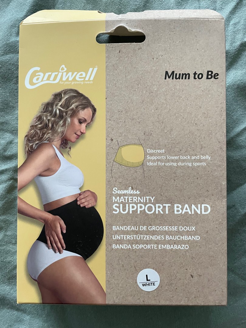 Carriwell Seamless Maternity Support Band - Black