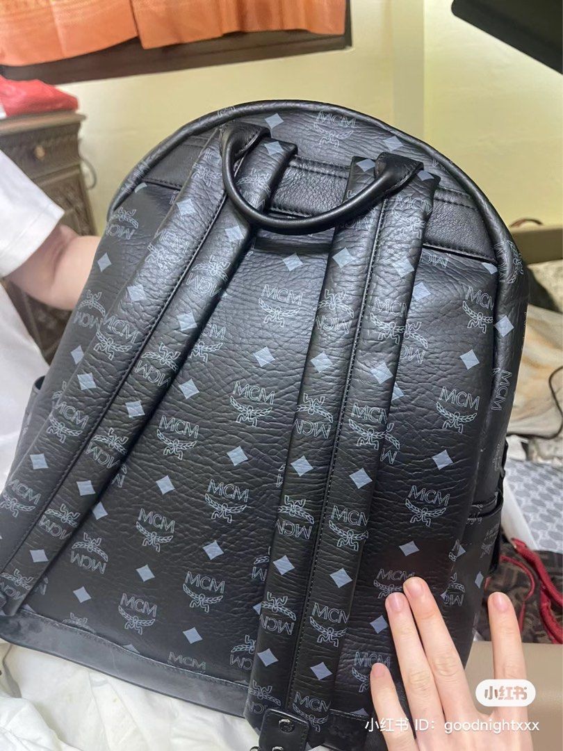Mcm backpack with spikes outlet