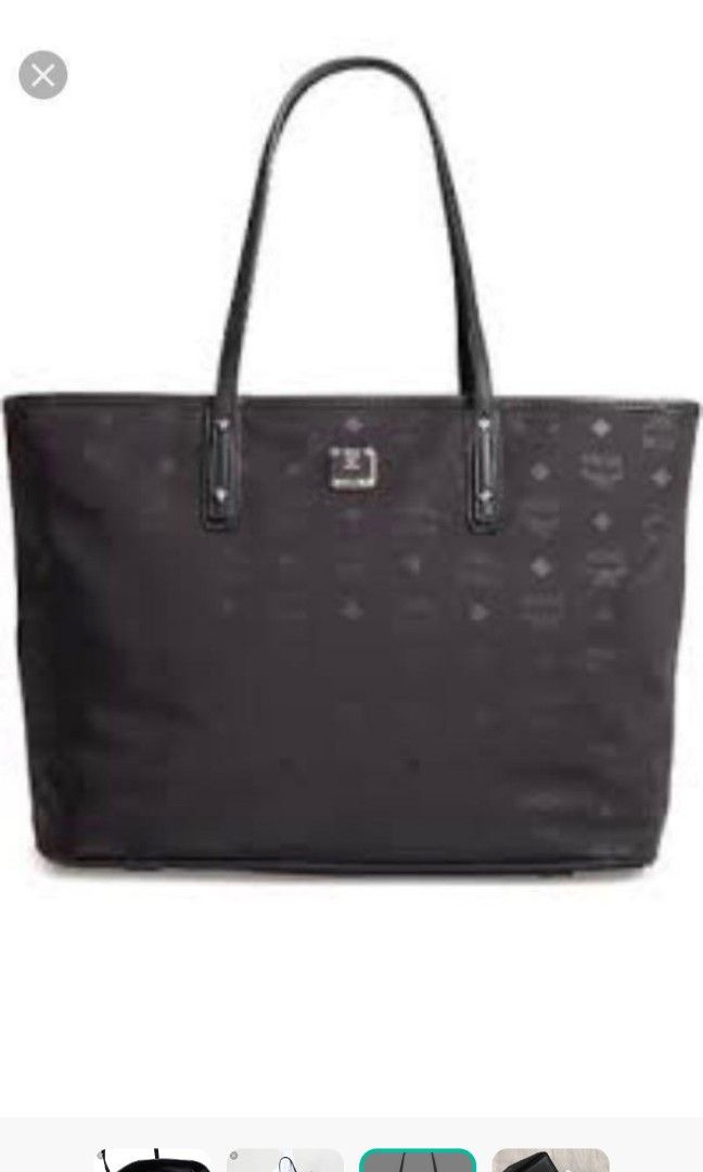 Mcm nylon tote deals bag