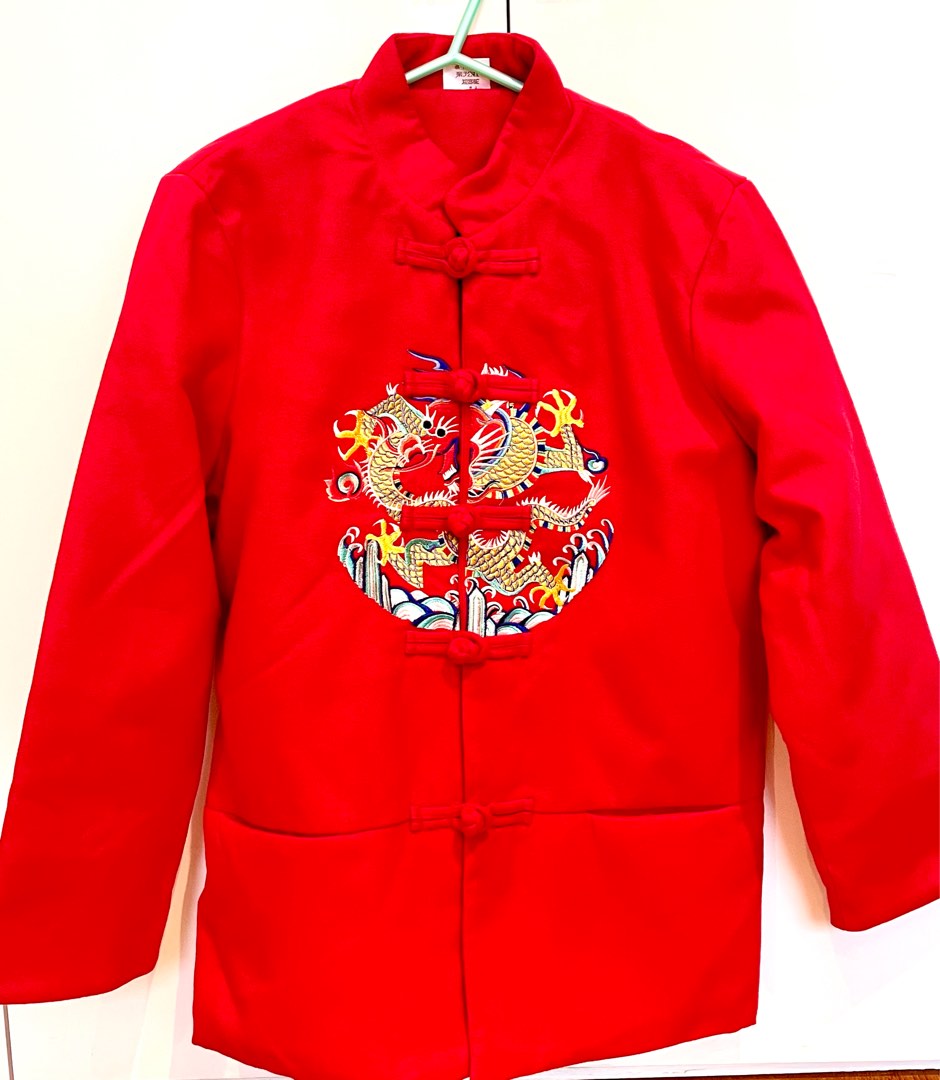 Men Chinese Dragon Jacket Size M Men s Fashion Coats Jackets