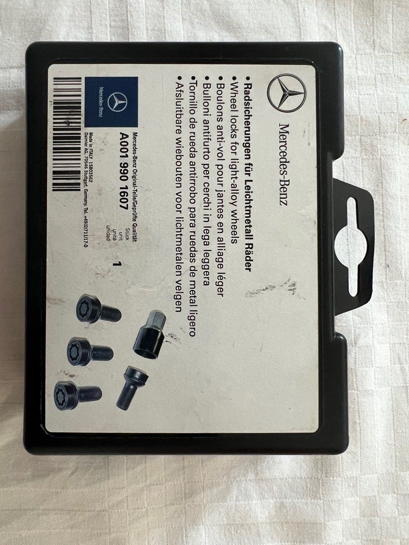 Mercedes Lock Nuts., 汽車配件, 車軚 Carousell
