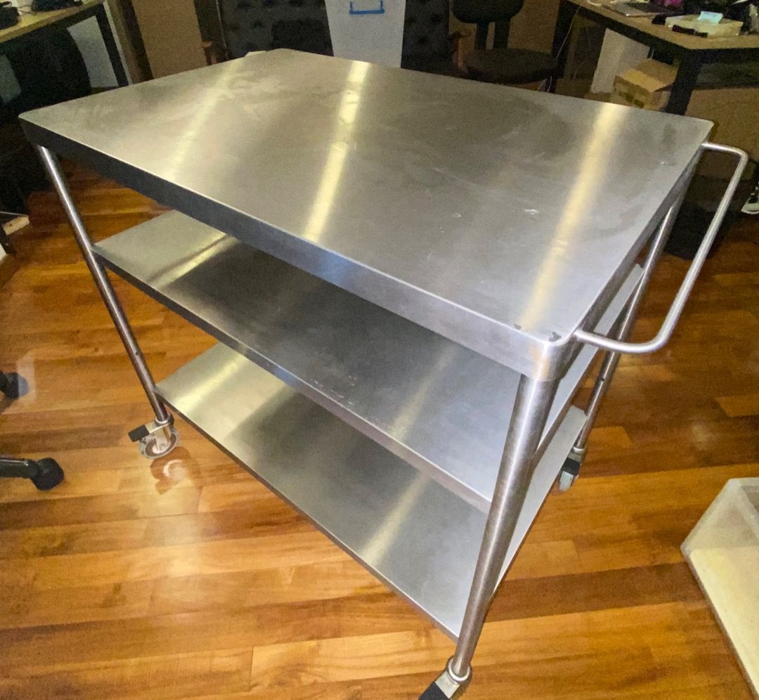 Metal Push Trolly, Furniture & Home Living, Kitchenware & Tableware ...