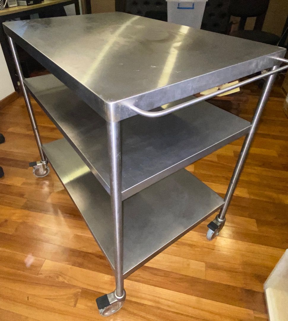 Metal Push Trolly, Furniture & Home Living, Kitchenware & Tableware ...