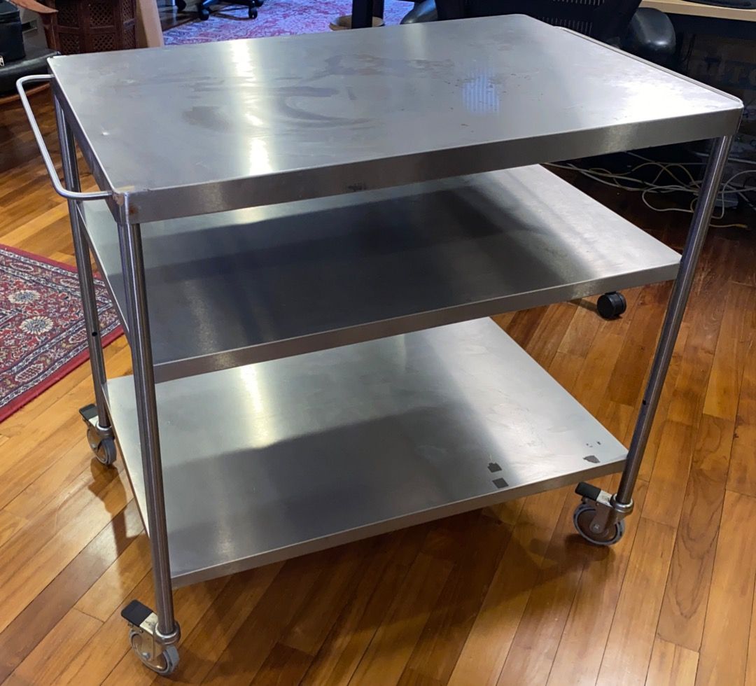 Metal Push Trolly, Furniture & Home Living, Kitchenware & Tableware ...
