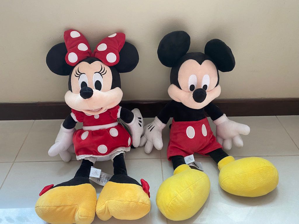 Mickey and shop minnie soft toys