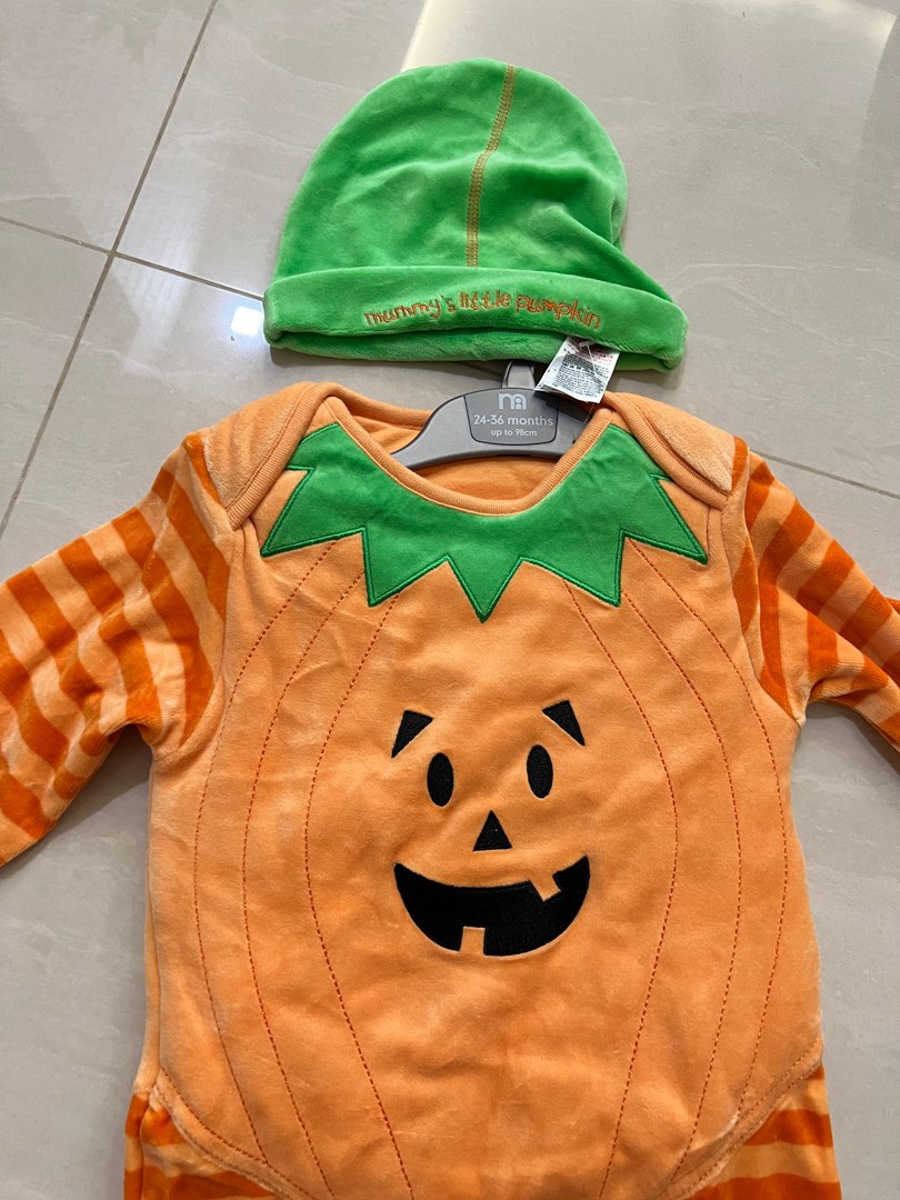 Mothercare Halloween Pumpkin Suit 24 36mth