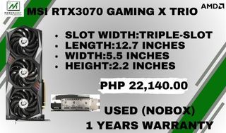 MSI RTX 3070 GAMING X TRIO