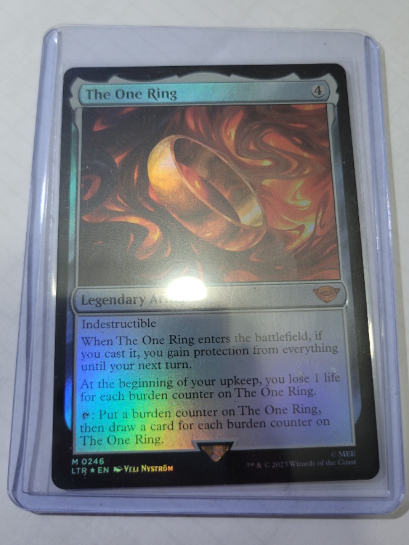 MTG The One Ring Foil M246, 興趣及遊戲, 玩具& 遊戲類- Carousell