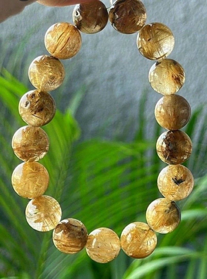 Rutilated quartz bracelet price sale