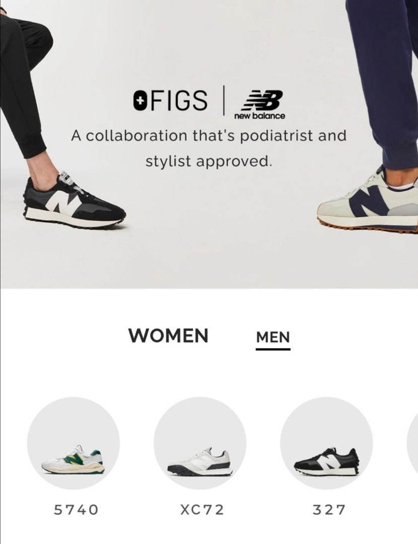 New Balance NB 327 FIGS Collab (Rare Pair) on Carousell