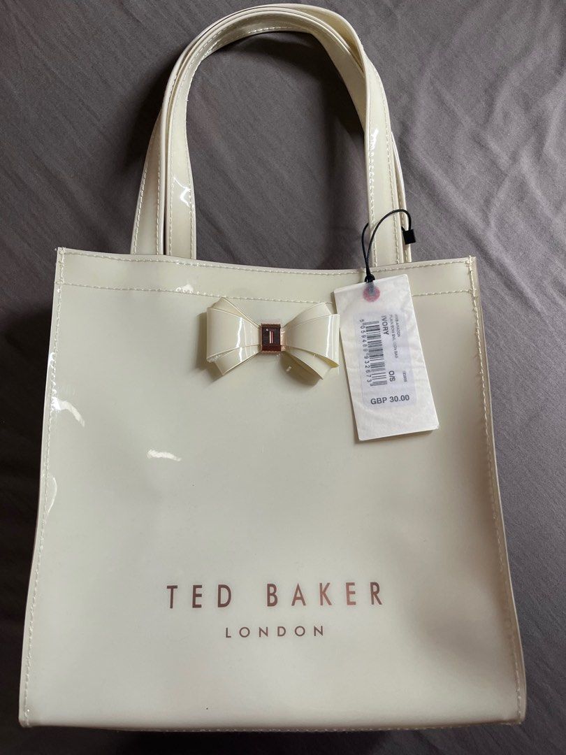 Ted Baker Aracon Plain Bow Small Icon Tote Bag in Light Pink