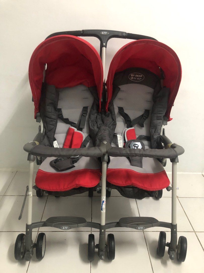 NEW Twin stroller Babies Kids Going Out Strollers on Carousell