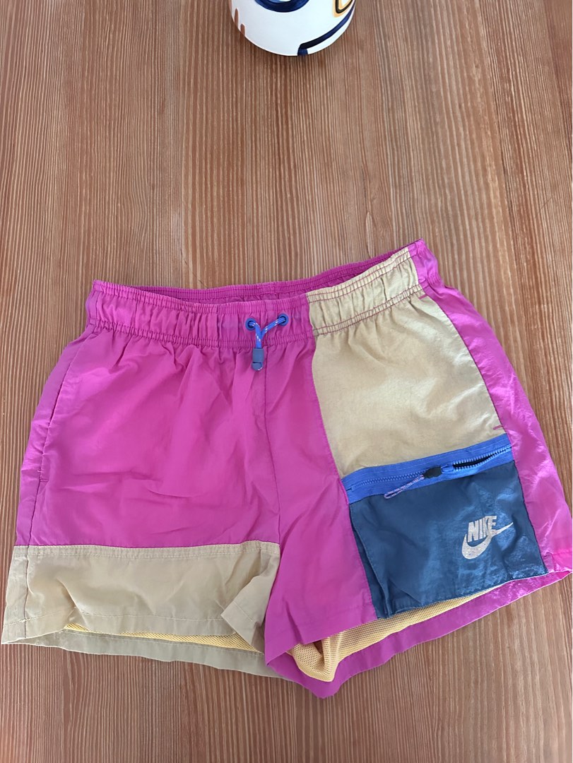Nike color block shorts online