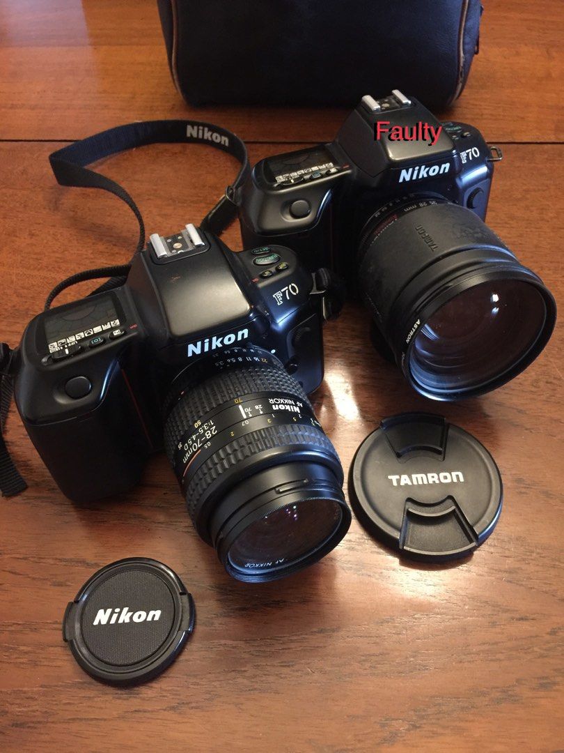 Nikon F70 Olympus C5050, Photography, Cameras on Carousell