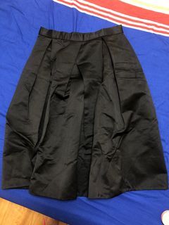 日本品牌Noble 緞面打摺裙