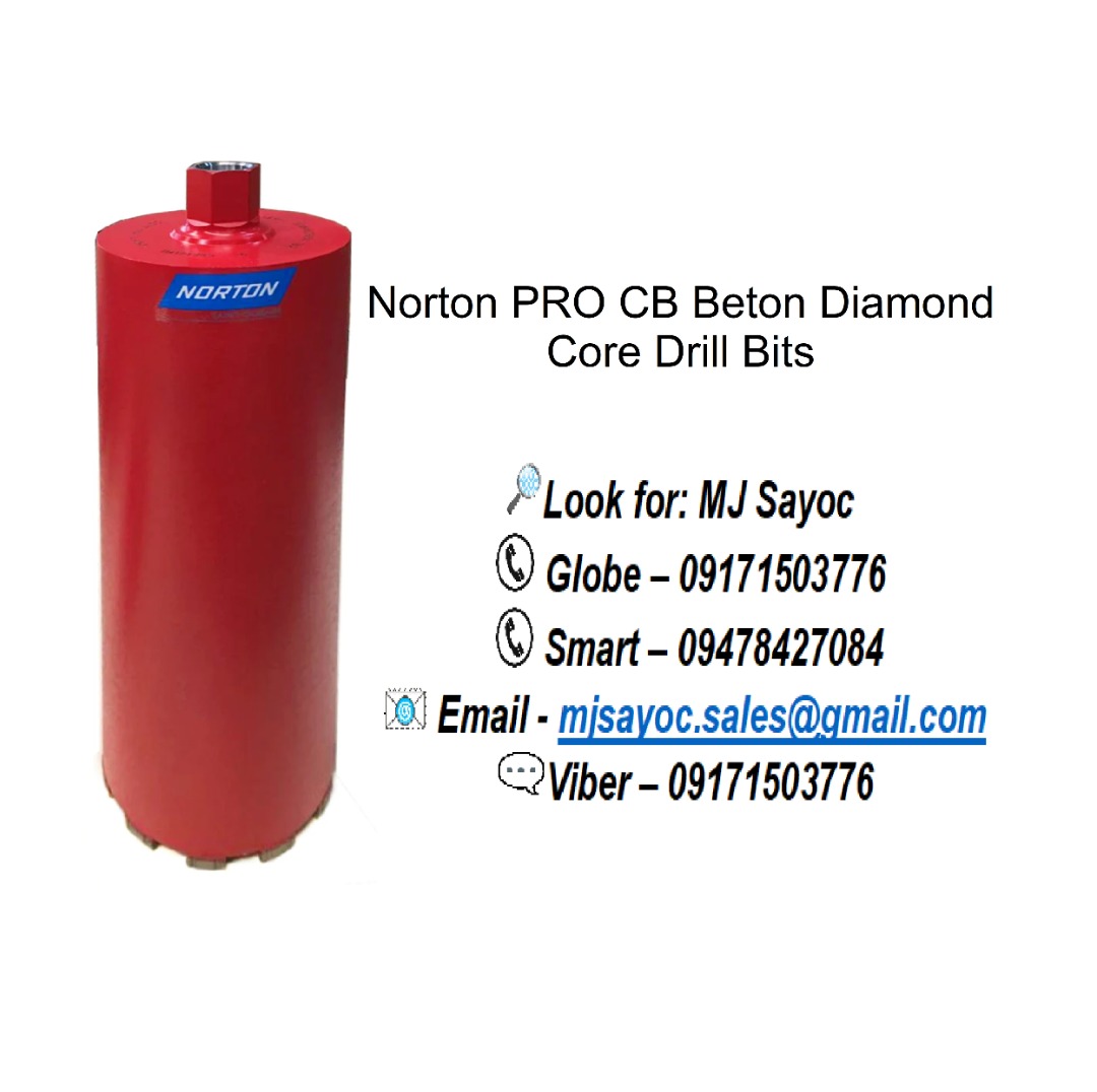 Norton PRO CB Beton Diamond Core Drill Bits on Carousell