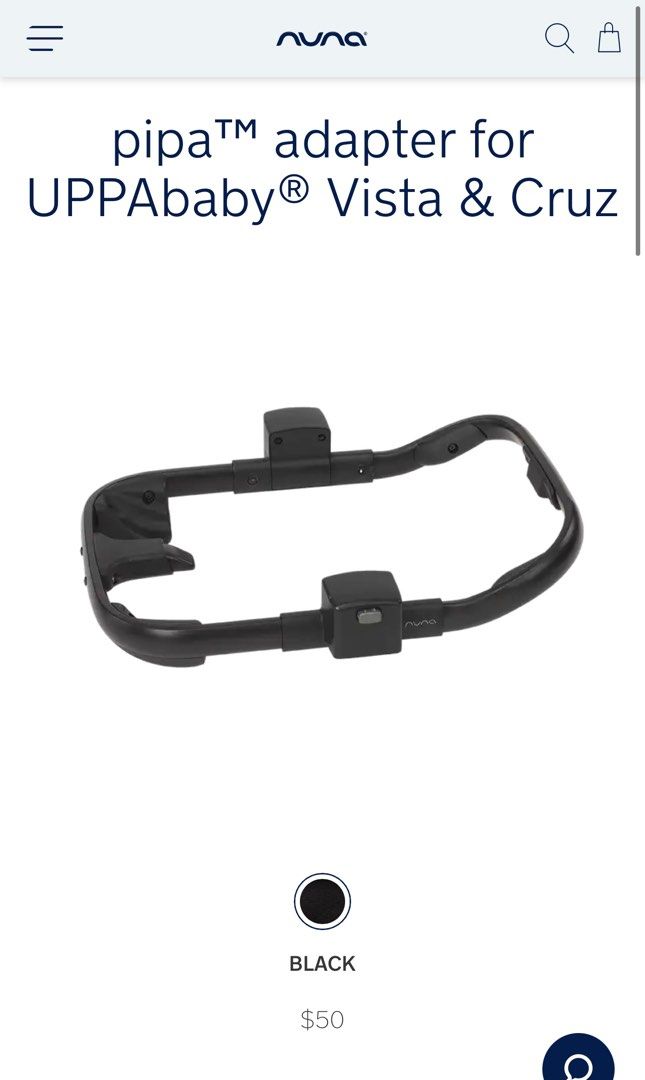 Nuna vista hot sale cruz adapter