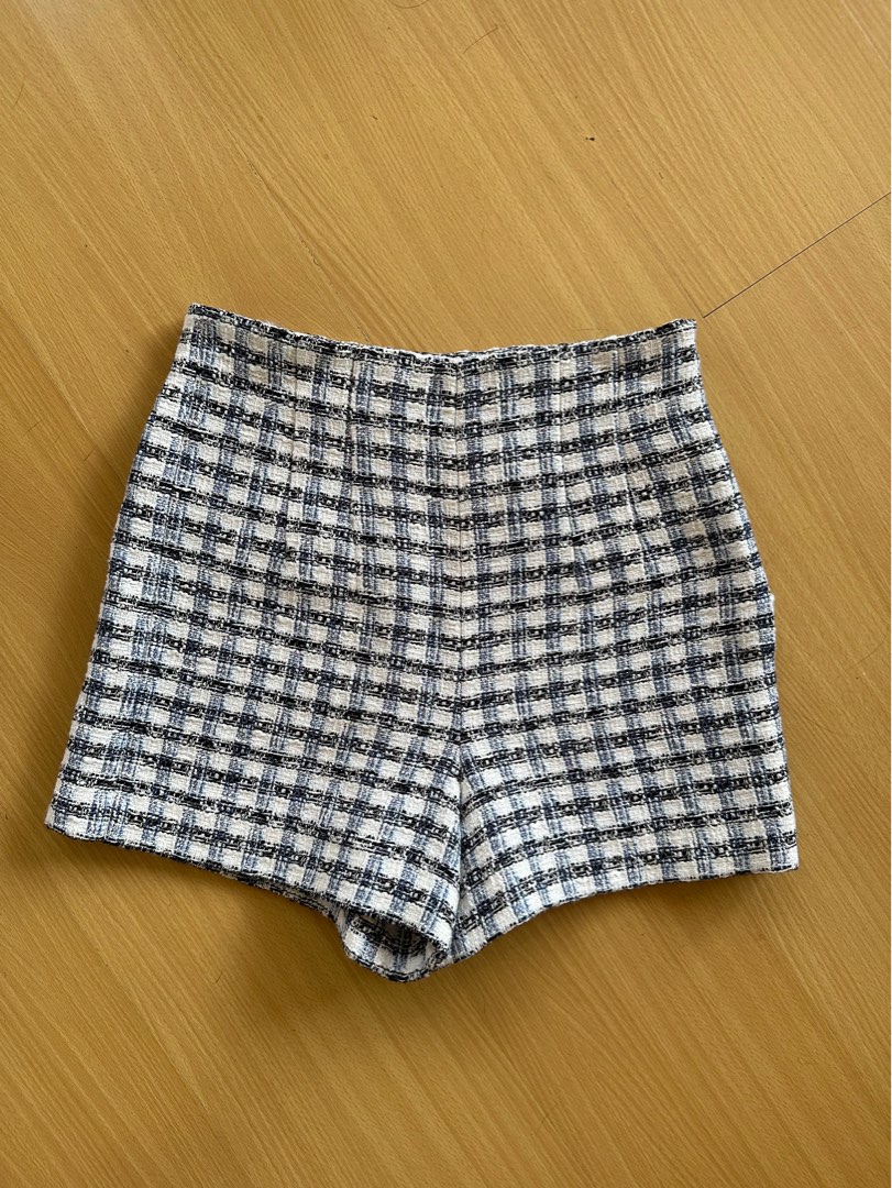 Bermuda tweed zara sale