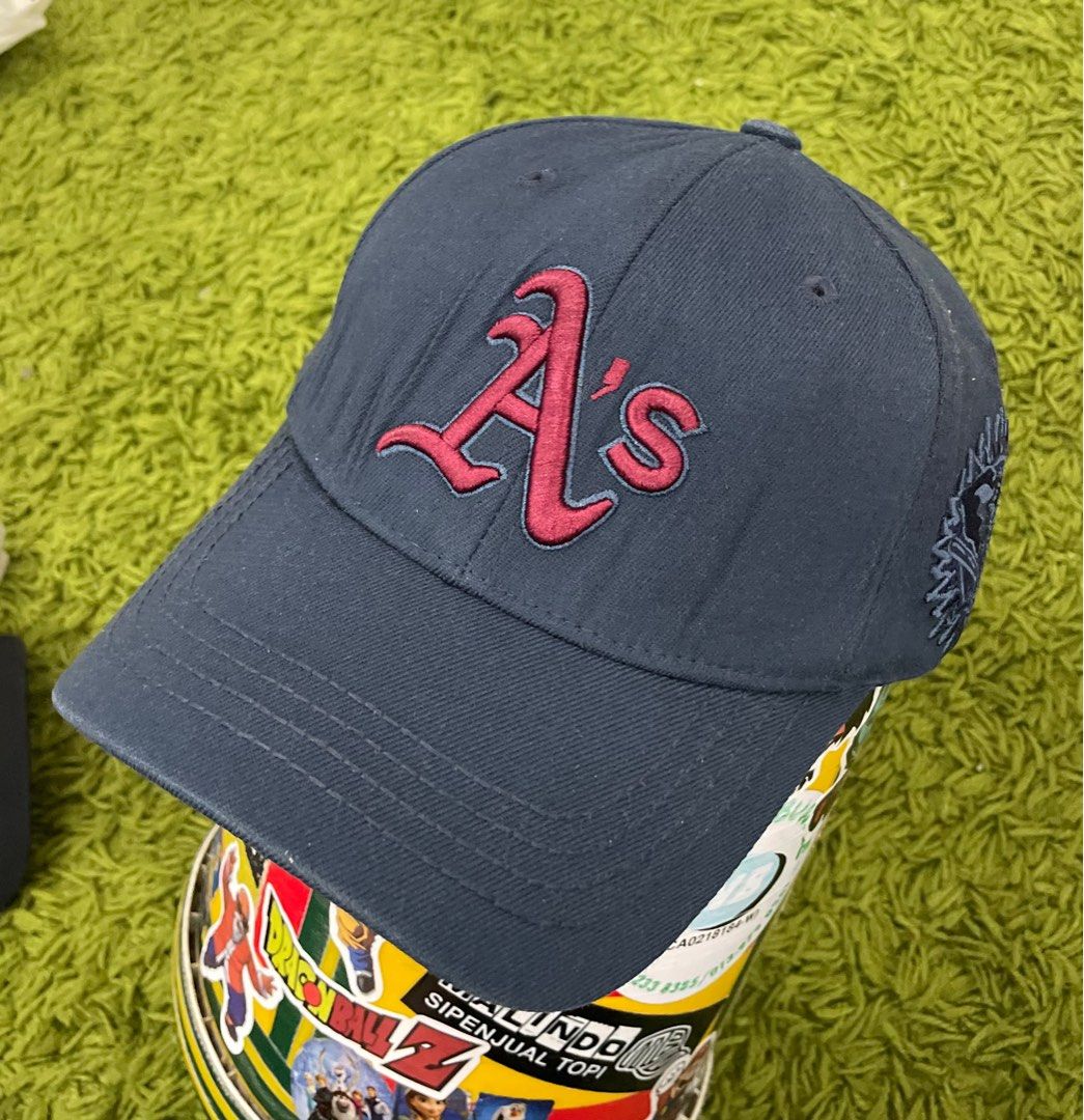 Vintage Oakland A's Hat MLB Official Merchandise S-M Flexfit Baseball  Korea Cap