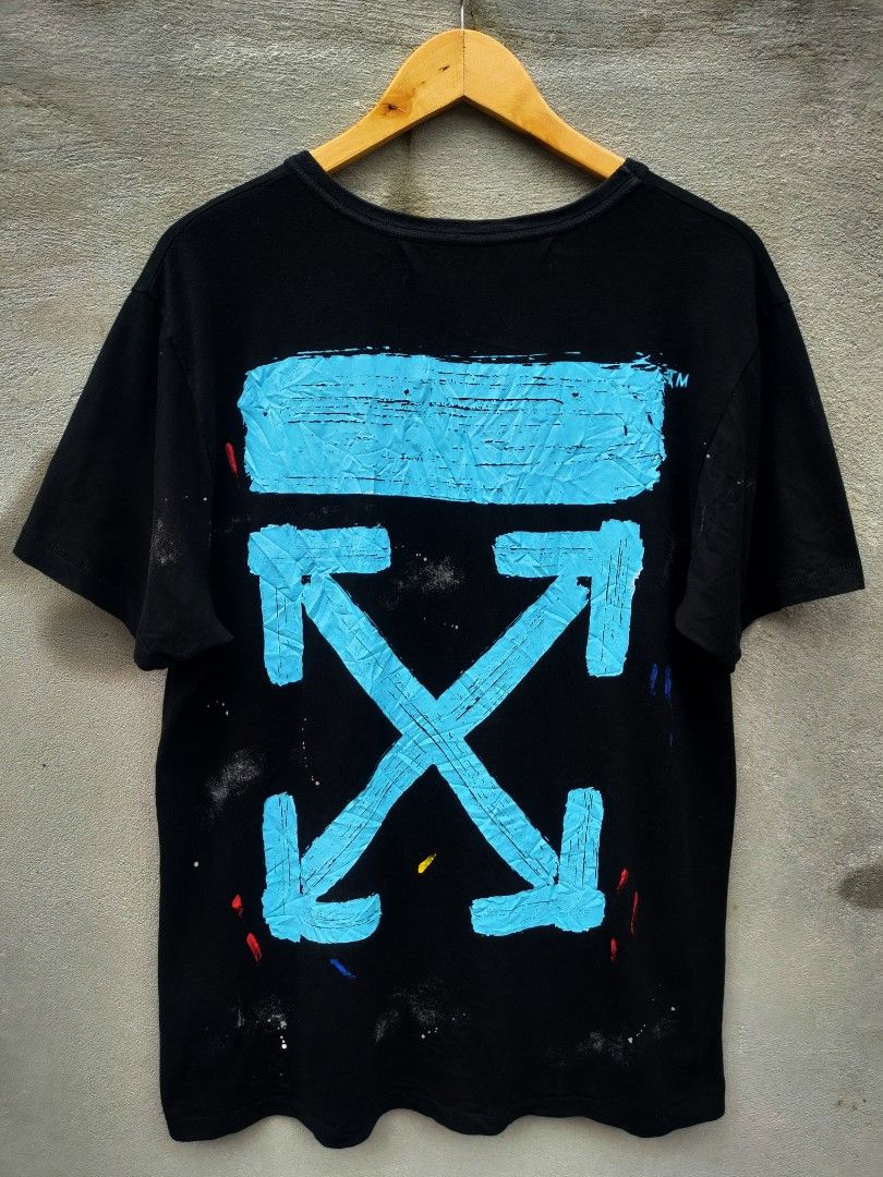 Off-White, Shirts, Off White Co Virgil Abloh Marais Accident Tshirt