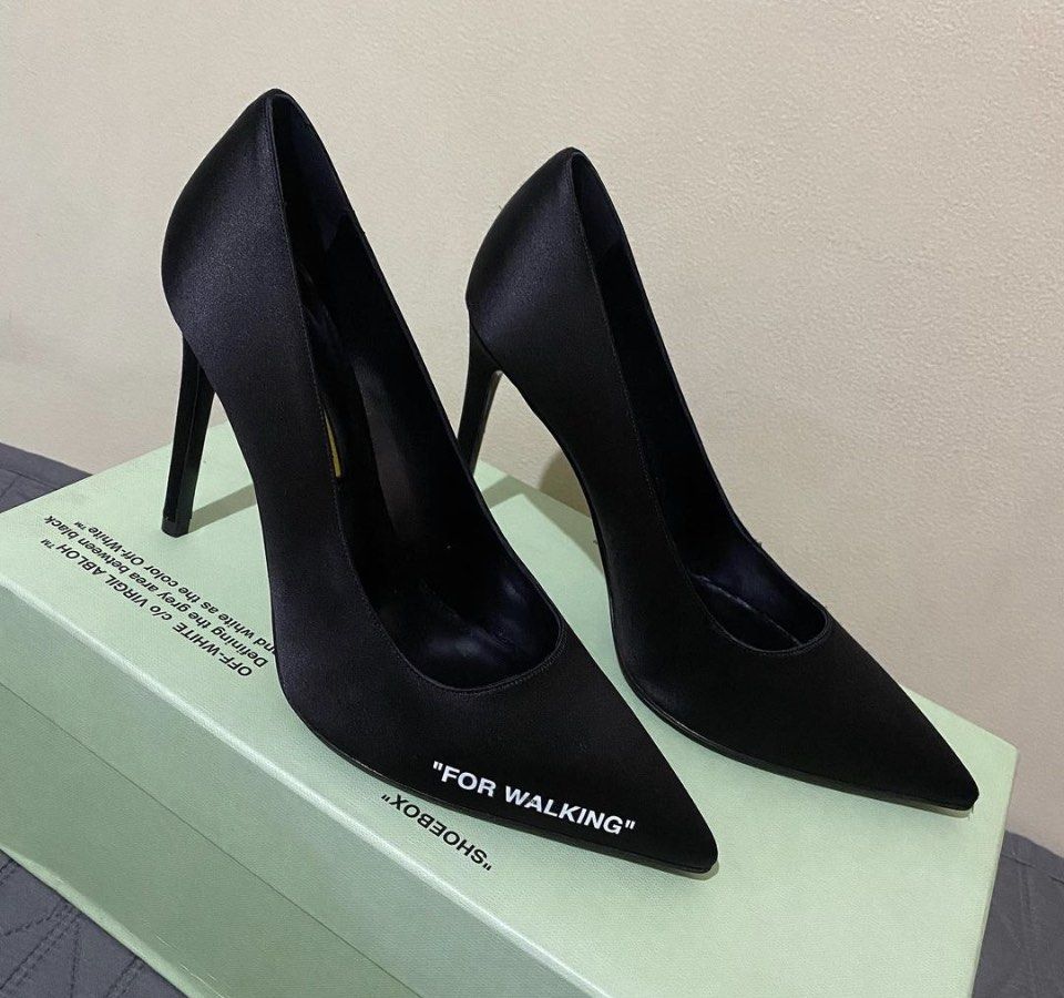 Off white on sale heels for walking