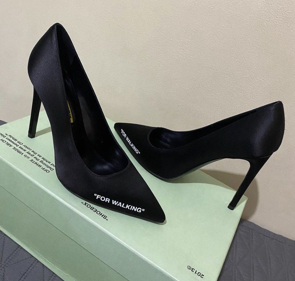 Off white for shop walking heels