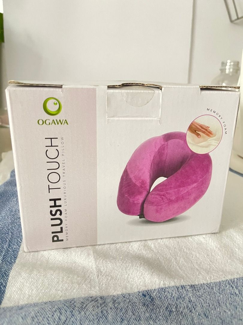 OGAWA Plush Touch Luxurious travel pillow with memory foam Health