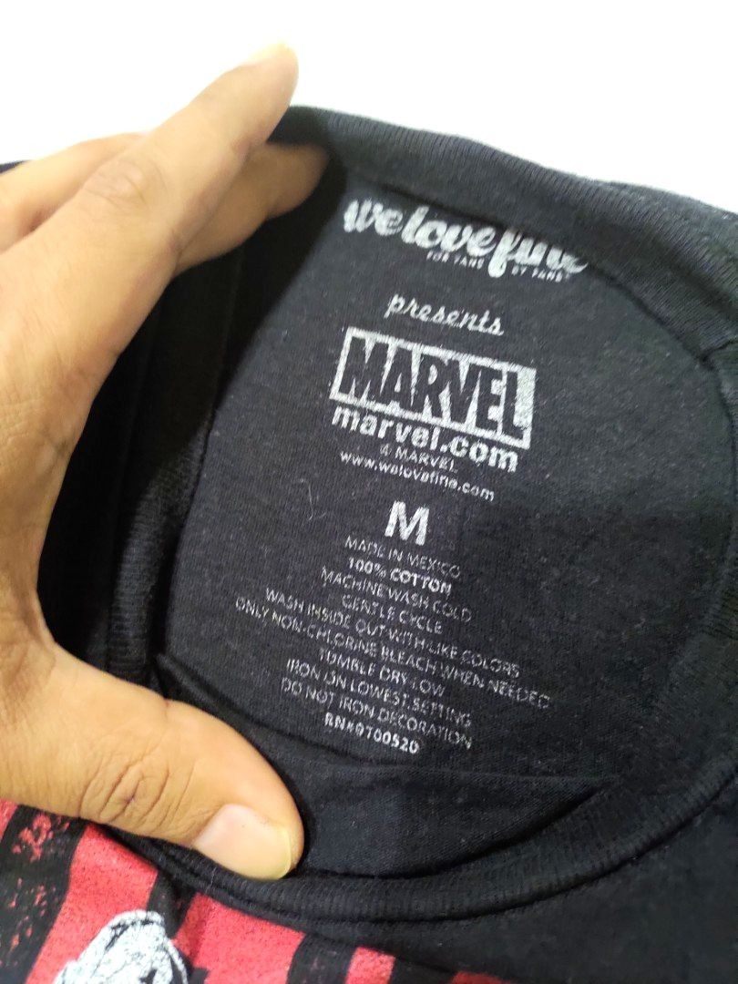 Original Bundle Marvel T Shirt Captain America M Size