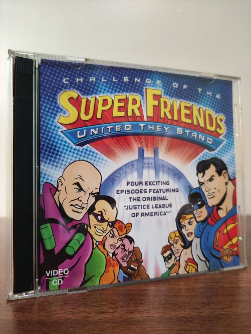 Original Copy VCD Super Friends (Category: Vintage Collectibles) located in San Mateo. Submitted by jjdtoyz (Listing ID 1249702713, Image 1). Description: * Original Copy / Authentic * Collectors Item * Tested And Working * What you see is what you get. Please Manage your Expectations upon receiving the item. Please Refer to the actual photos posted Gcash/BDO Lalamove or JRS.