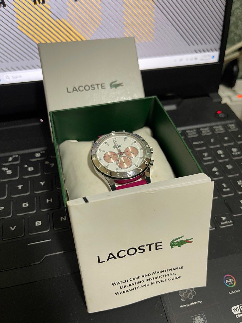Lacoste rainbow watch hotsell
